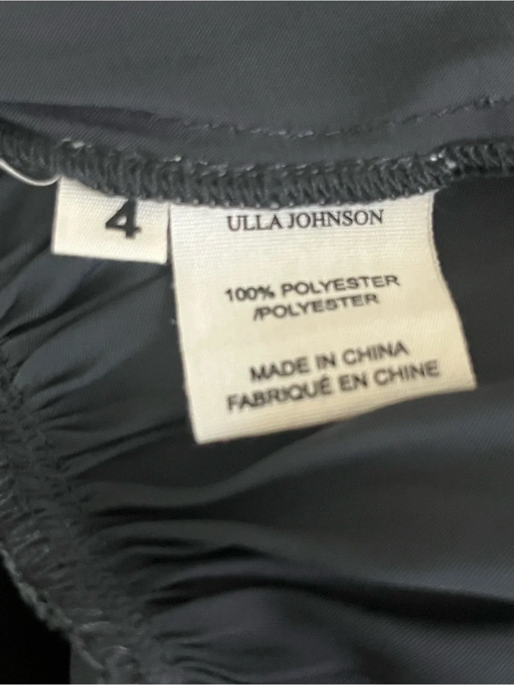 Ulla Johnson | Mirelle Blouse Black Sz 4